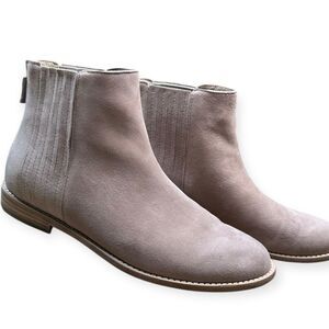 EILEEN FISHER Women’s Earth Tan Rich Suede Chelsea Bootie Size 8.5